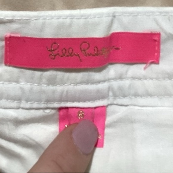 White Scalloped Hem Women's Shorts NWOT $35 - Picture 5 of 5